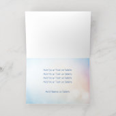 Pride Flag Rainbow Flag Voeg Jouw tekst toe voor a Folie Wenskaart (Binnenlaag)