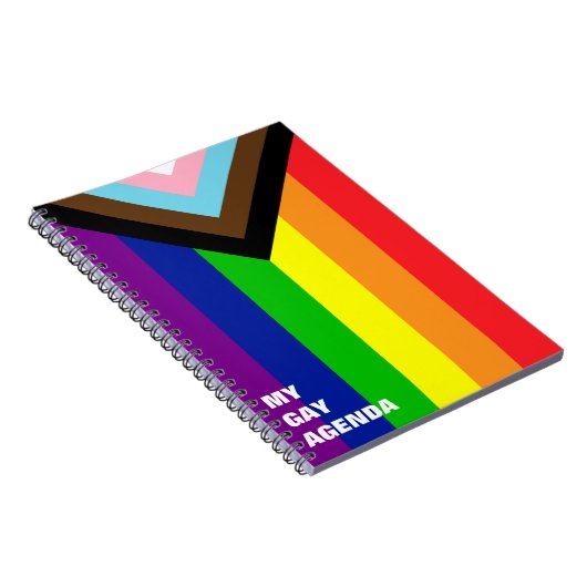 Pride Flag Reboot - trans en POC inclusief Notitieboek (Rechterzijde)