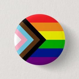 Pride Flag Reboot - trans en POC inclusief Ronde Button 3,2 Cm