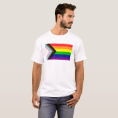 Pride Flag Reboot - trans en POC inclusief T-Shir T-shirt (Voorkant volledig)