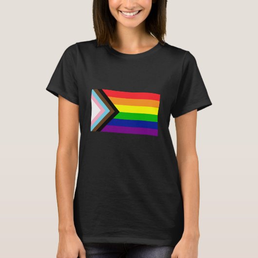 Pride Flag Reboot - trans en POC inclusief T-shirt (Voorkant)