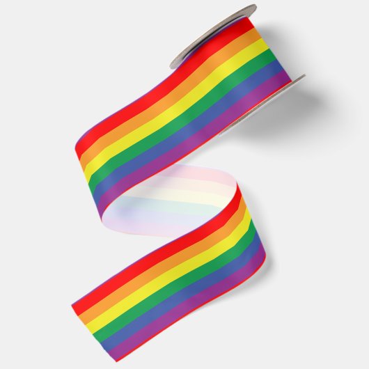 Pride Flag Satijnen Lint (Achterkant)