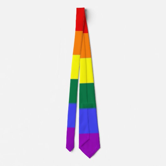 Pride Flag Stropdas (Achterkant)