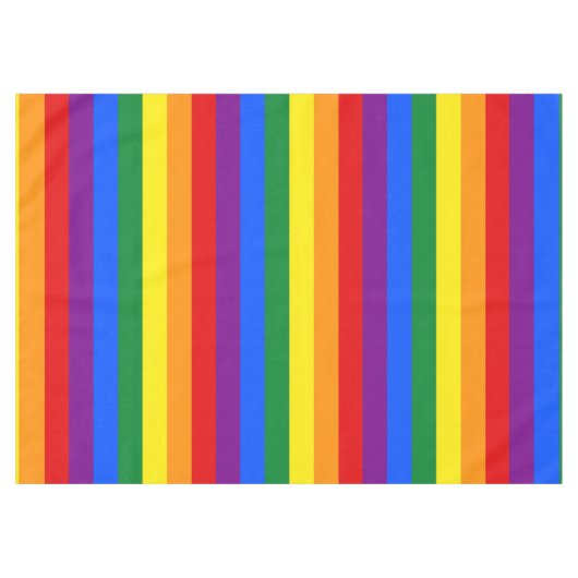 Pride Flag Tafelkleed (Voorkant (Horizontaal))