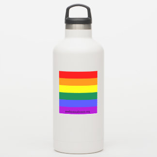 Pride Flag Vinyl Sticker (voeg je eigen woorden to