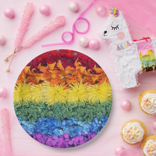 Pride Floral Paper Bord (Feest)