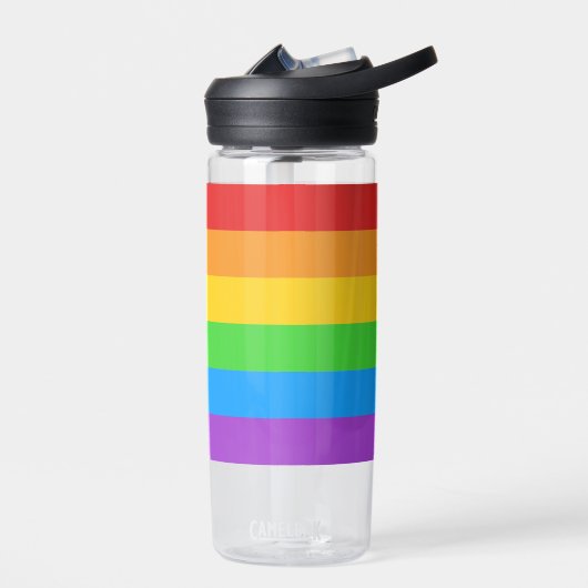 Pride Flow: Regenboogvlag Waterfles (Links)