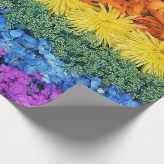 Pride Flowers Wrapping Paper Cadeaupapier (Hoek)