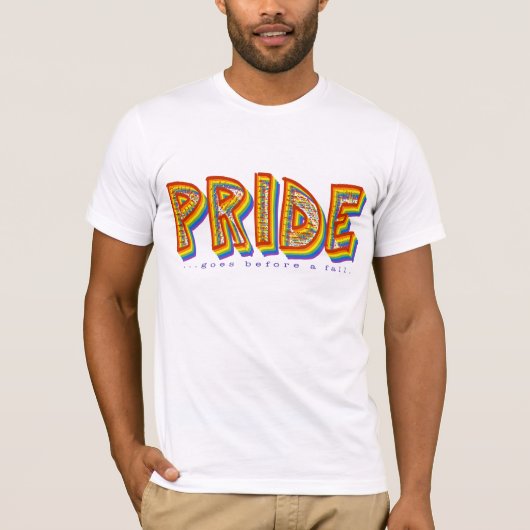Pride gaat voor een herfst T-shirt (Voorkant)