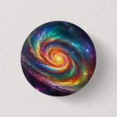 Pride Galaxy - Ronde Button 3,2 Cm (Voorkant)