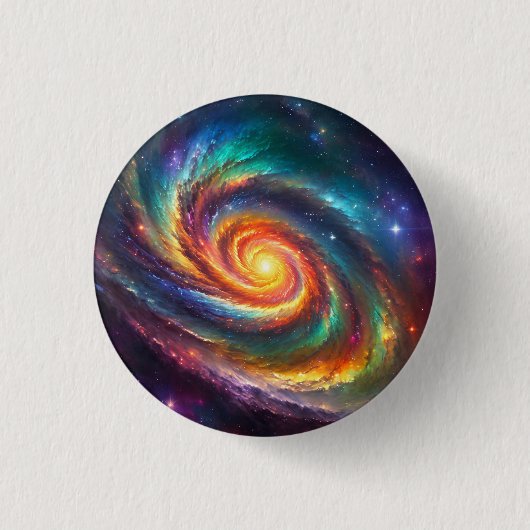 Pride Galaxy -  Ronde Button 3,2 Cm (Voorkant)