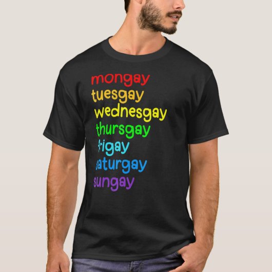 Pride Gay Agenda Love T-shirt (Voorkant)