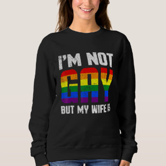 Pride Gay Couple LBT Ik ben geen homo maar mijn vr Trui