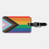 Pride gay lgbt regenboogvlag bagagelabel (Voorkant horizontaal)