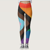 Pride gay lgbt regenboogvlag leggings (Voorkant)