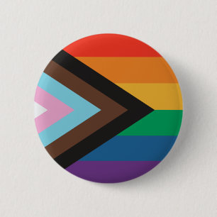 Pride gay lgbt regenboogvlag ronde button 5,7 cm