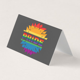 Pride-gay lgbtq-queer-regenboogzonnebloem kaart