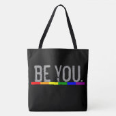 Pride Gay Pride Wees jezelf Tote Bag (Voorkant)