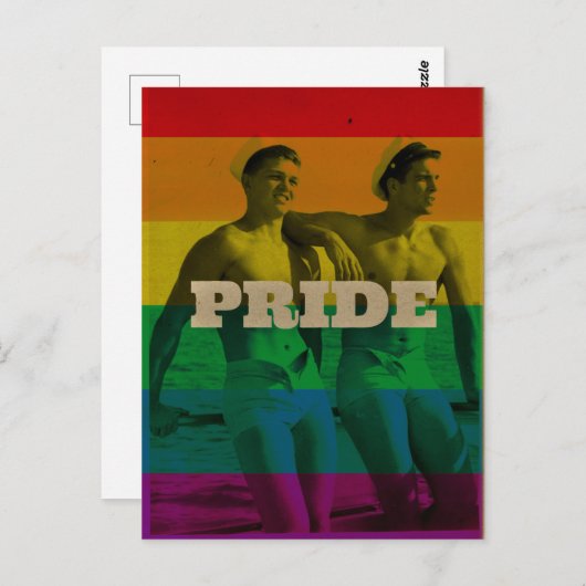  Pride Gay Sailor Briefkaart (Voorkant / Achterkant)