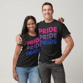 Pride (gebogen) BI T-shirt (Unisex)