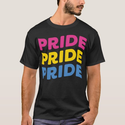 PRIDE (gebogen): Pan T-shirt (Voorkant)