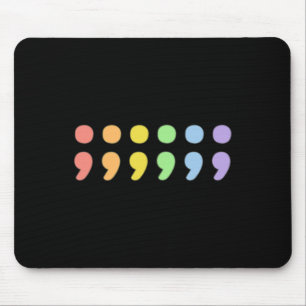 Pride Geestelijke Gezondheid Semicolon LGBTQIA+ LG Muismat
