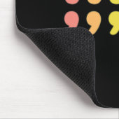 Pride Geestelijke Gezondheid Semicolon LGBTQIA+ LG Muismat (Hoek)