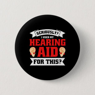 Pride Gehoorverlies Bewustzijn Doof Bewustzijn 5 Ronde Button 5,7 Cm