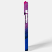 Pride Gelijkheid Bi Vlag Grunge Strepen LGBTQIA Case-Mate iPhone Case (Achterkant / Links)