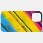 Pride Gelijkheid Pan Vlag Grunge Strepen LGBTQIA Case-Mate iPhone Case (Achterkant (horizontaal))