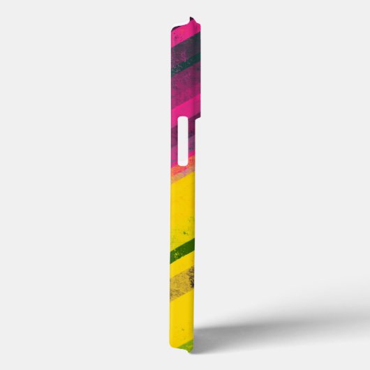 Pride Gelijkheid Pan Vlag Grunge Strepen LGBTQIA Case-Mate iPhone Case (Achterkant / Rechts)