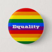 Pride gelijkheid ronde button 5,7 cm (Voorkant)