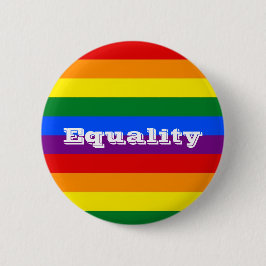 Pride gelijkheid ronde button 5,7 cm