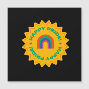 Pride. Gelukkig trots. Kieliefde, regenboogkleur