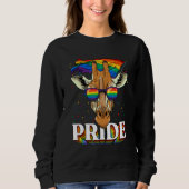 Pride Giraffe LGBTQ Rainbow Flag Pride Month Anima Trui (Voorkant)
