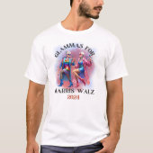 PRIDE GLAMMAS VOOR HARRIS WALZ T-SHIRT (Voorkant)