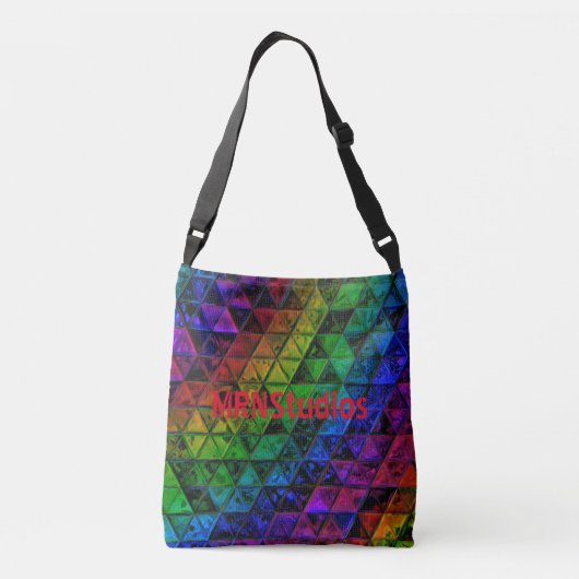 Pride Glas  Crossbody Tas (Achterkant)
