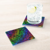 Pride Glas Glazen Onderzetter (Schuin)
