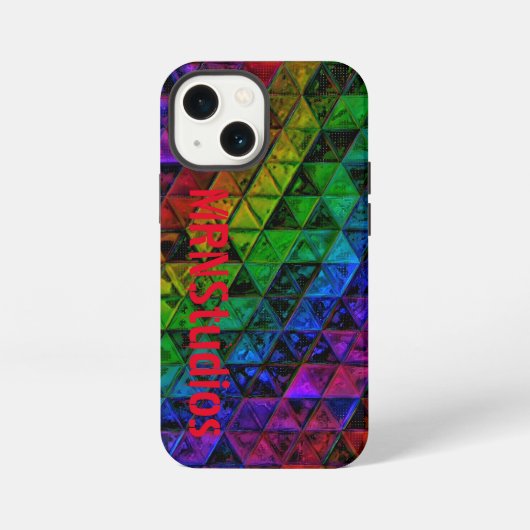 Pride Glas iPhone Hoesje (Achterkant)