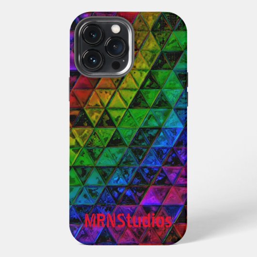 Pride Glas iPhone Hoesje (Achterkant)
