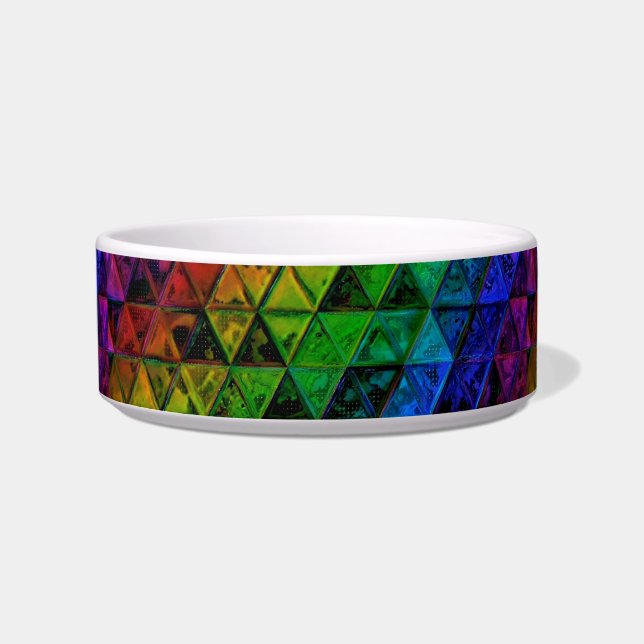 Pride Glas Keramische Kom voor Huisdieren (Voorkant)