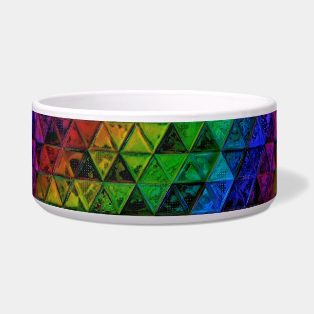 Pride Glas Keramische Pet Bowl Voerbakje (Voorkant)