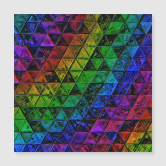 Pride Glas Magnetische Uitnodiging (Voorkant)