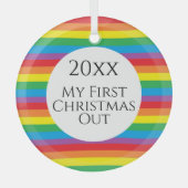 Pride Glas Ornament (Voorkant)