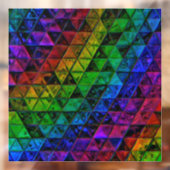 Pride Glas  Raamsticker (Vel 2)
