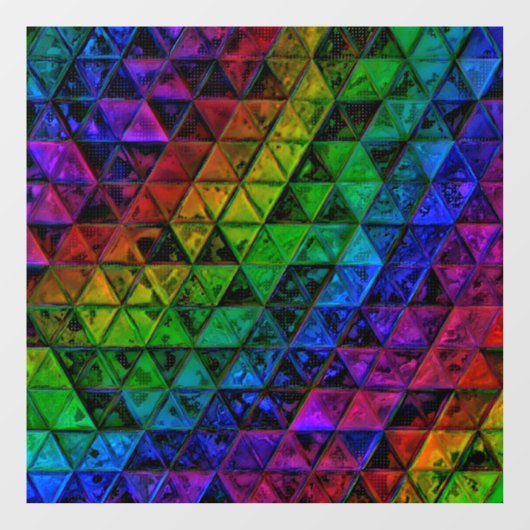Pride Glas  Raamsticker (Vel)
