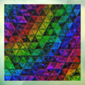 Pride Glas  Raamsticker (Vel 3)