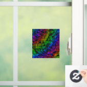 Pride Glas  Raamsticker (Huis)