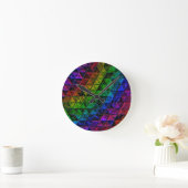 Pride Glas Ronde Klok (Huis)