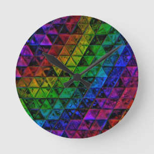 Pride Glas Ronde Klok